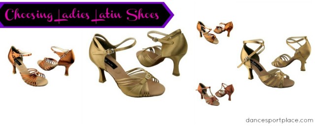 Elegir los zapatos de baile latino para señoras