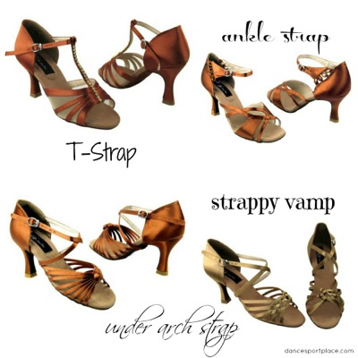 Styles de chaussures en satin