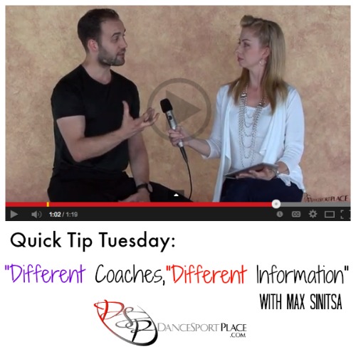 Quick Tip Tuesday – Different Coaches, Different Information with Max Sinitsa (1 min.)