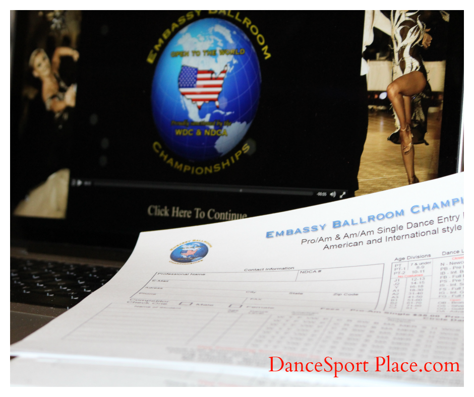 dancesport competition entries