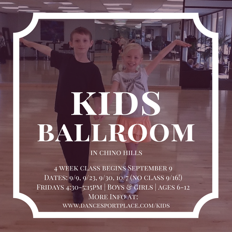Kids Ballroom chino hills Dancesport Place